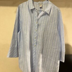 Chico’s no iron linen top